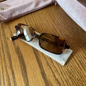 Miu Miu Regard Tortoise Shell Sunglasses